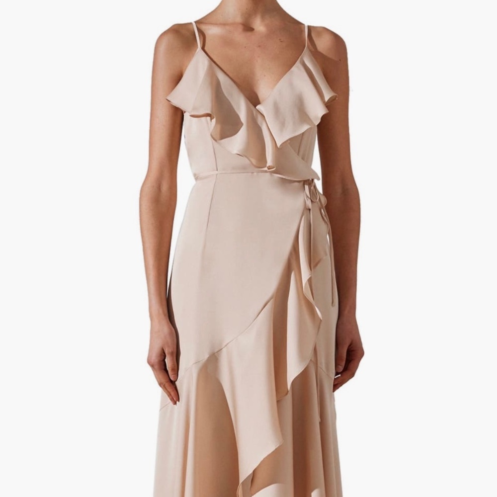 Shona Joy Flutter Hem Gown